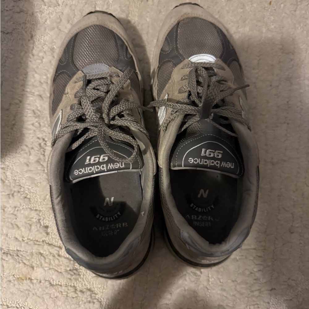 Men’s new balance 991 kith grey size 10 - Picture 3 of 14